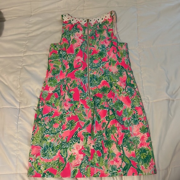 Lilly Pulitzer Dresses | Lilly Pulitzer Mini Mika Monkey Lion Dress Size 4 - Picture 3 of 5